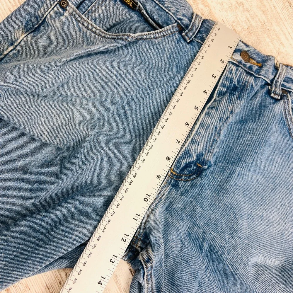 Lee Mens Jeans 38x30 Medium Wash Blue Regular Fit Straight Leg 100% Cotton